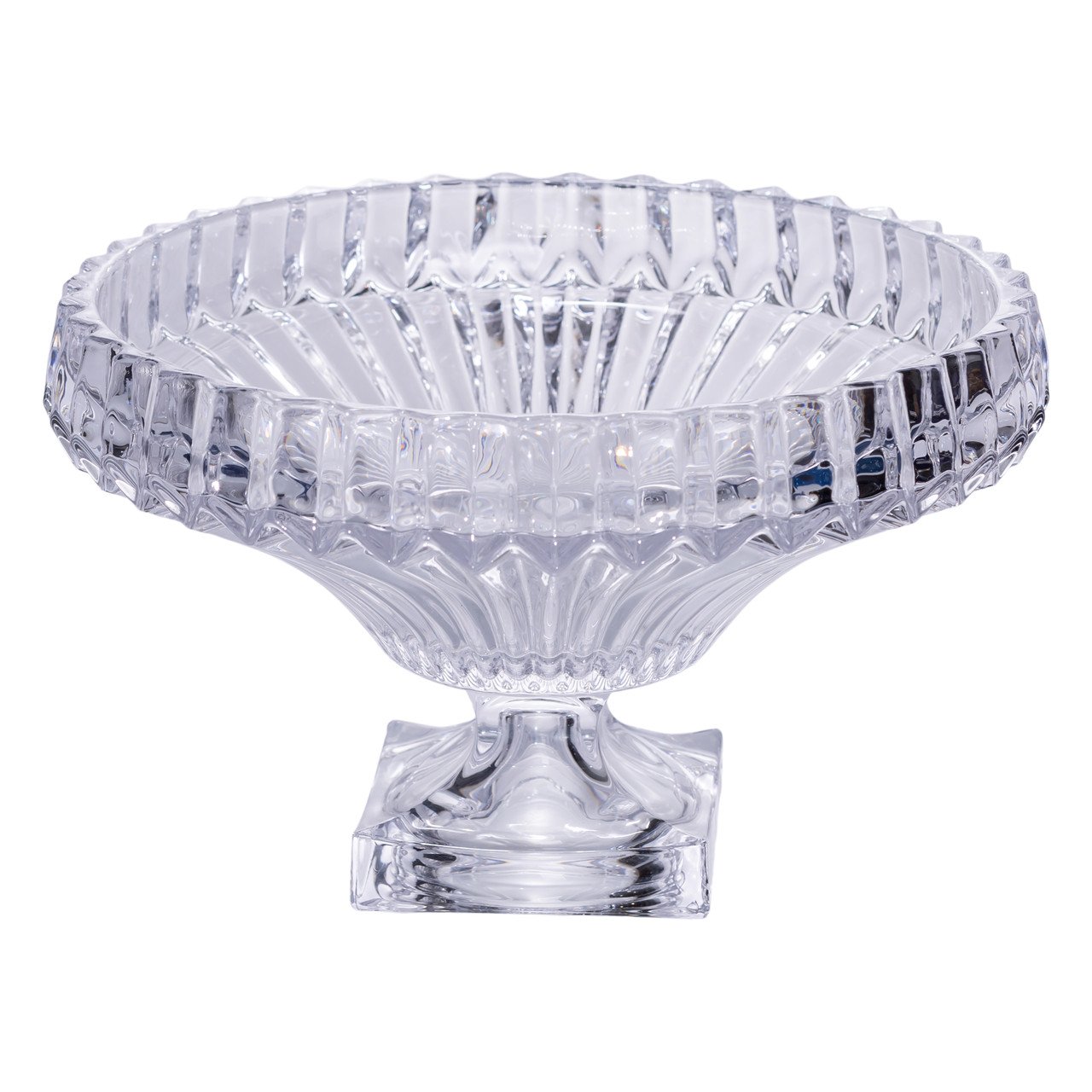 Фруктовниця скляна на ніжці Ø29 (см) Прозора HP-19-139RB