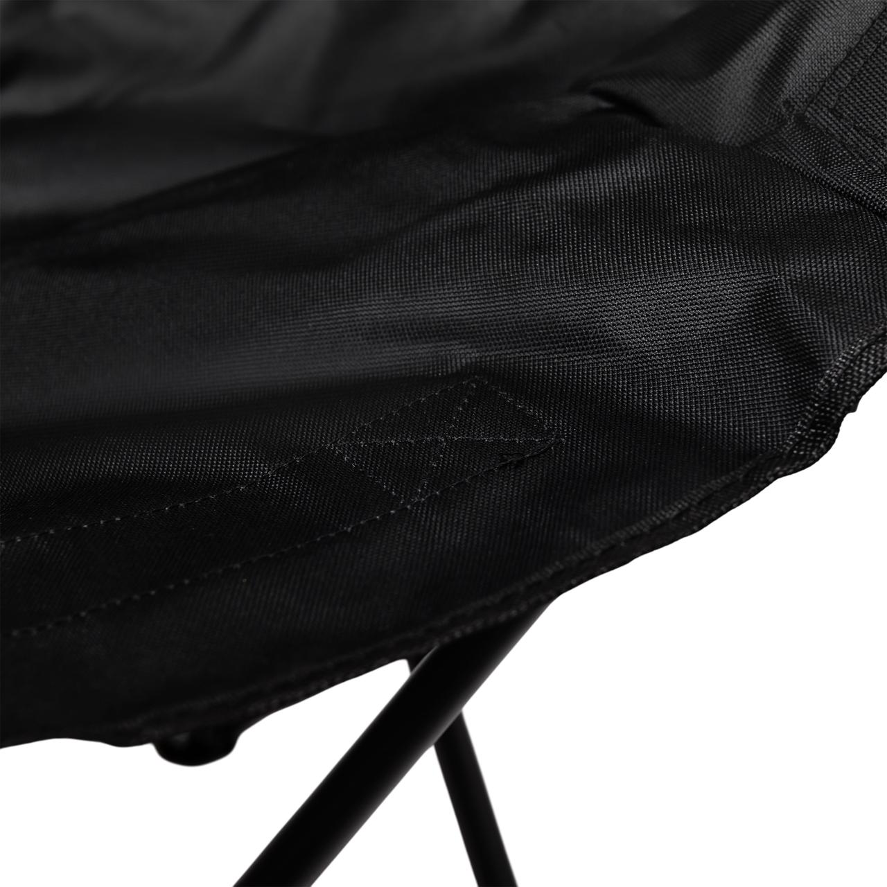 Крісло розкладне туристичне 47х58х70 см з кишенею Чорне SJ-0056-1