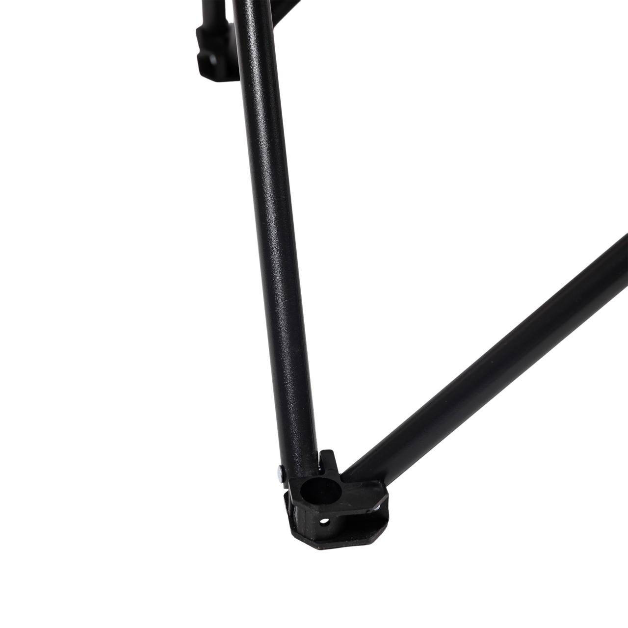 Крісло розкладне туристичне 47х58х70 см з кишенею Чорне SJ-0056-1