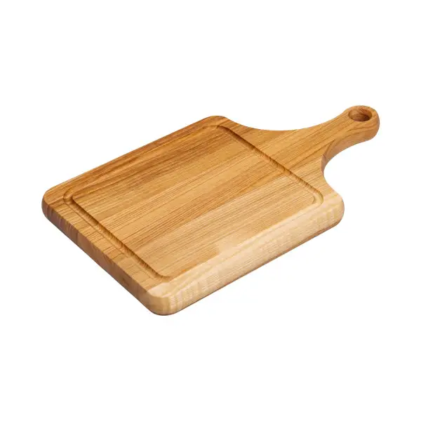 Кухонна обробна дошка дерев&apos;яна 35×20 см з прямокутною основою C7W250350