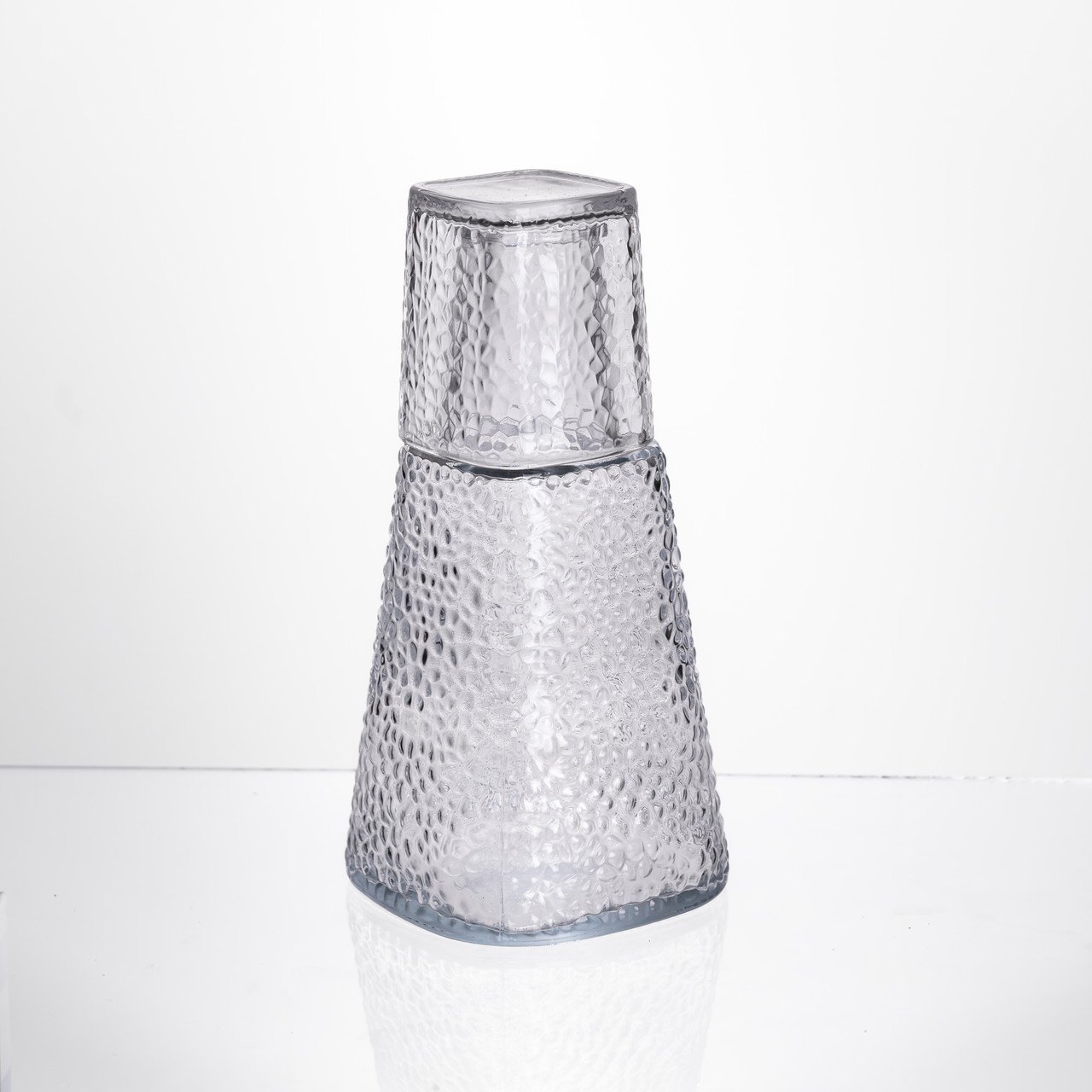 Глечик 1 літр зі склянкою 1 шт по 200 мл Прозорий HP-19-PYF-3