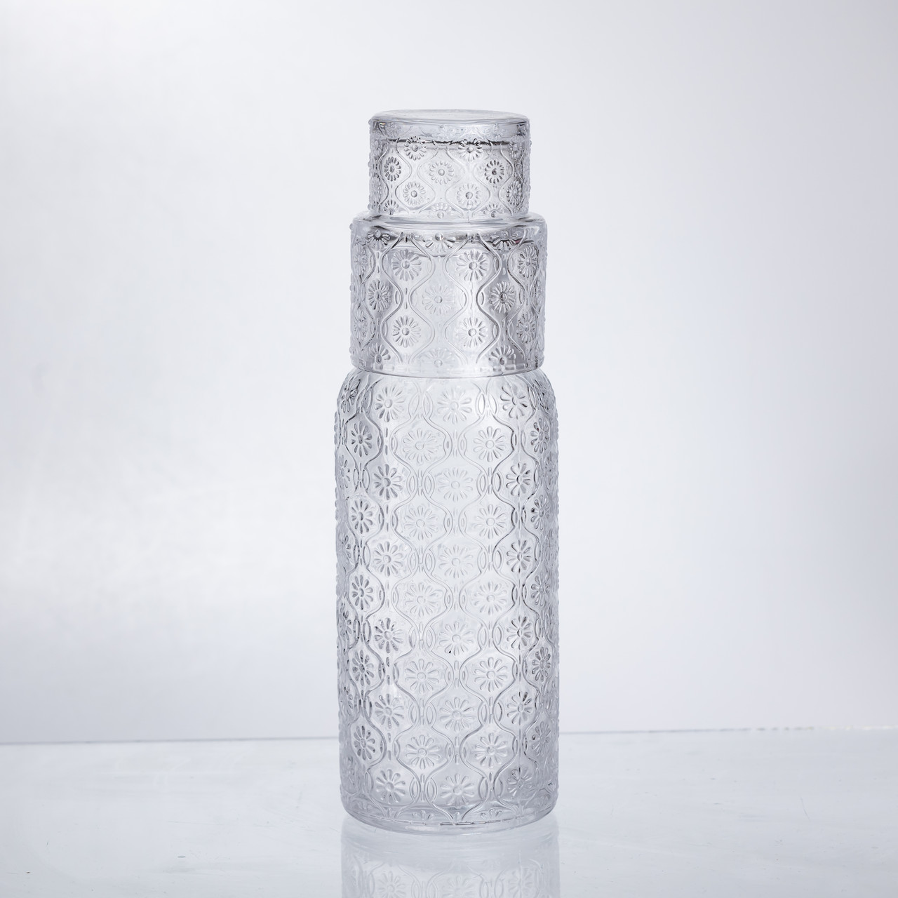 Глечик 700 мл зі склянкою 1 (шт) для напоїв Прозорий HP-19-L2