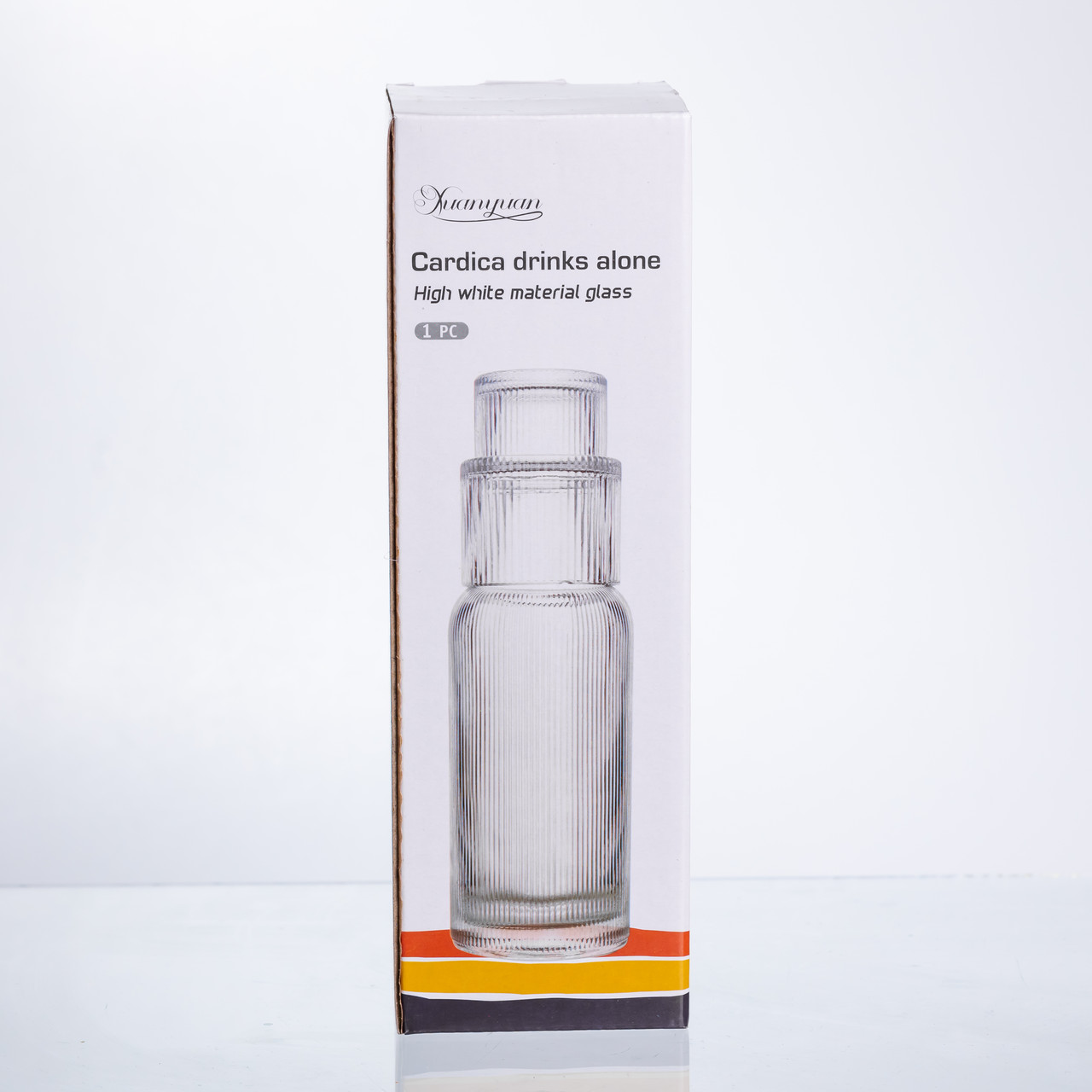 Глечик 700 мл зі склянкою 1 (шт) для напоїв Прозорий HP-19-L2