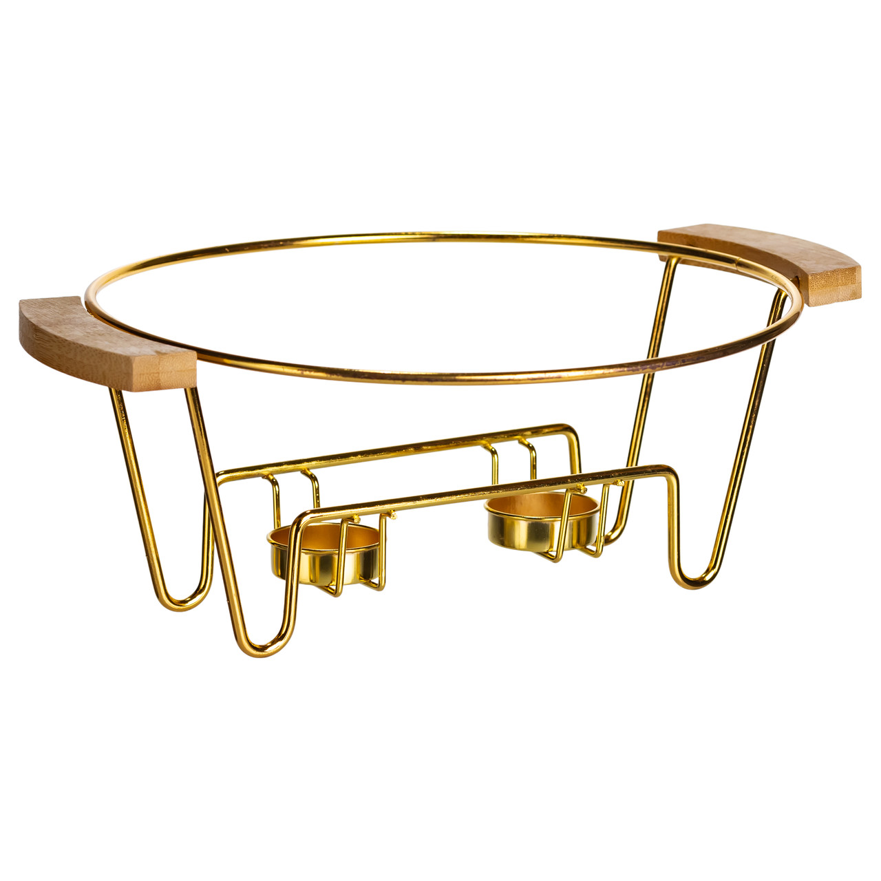 Марміт порцеляновий настільний круглий 2 (л) з підігрівом Чорний мармур LC-718