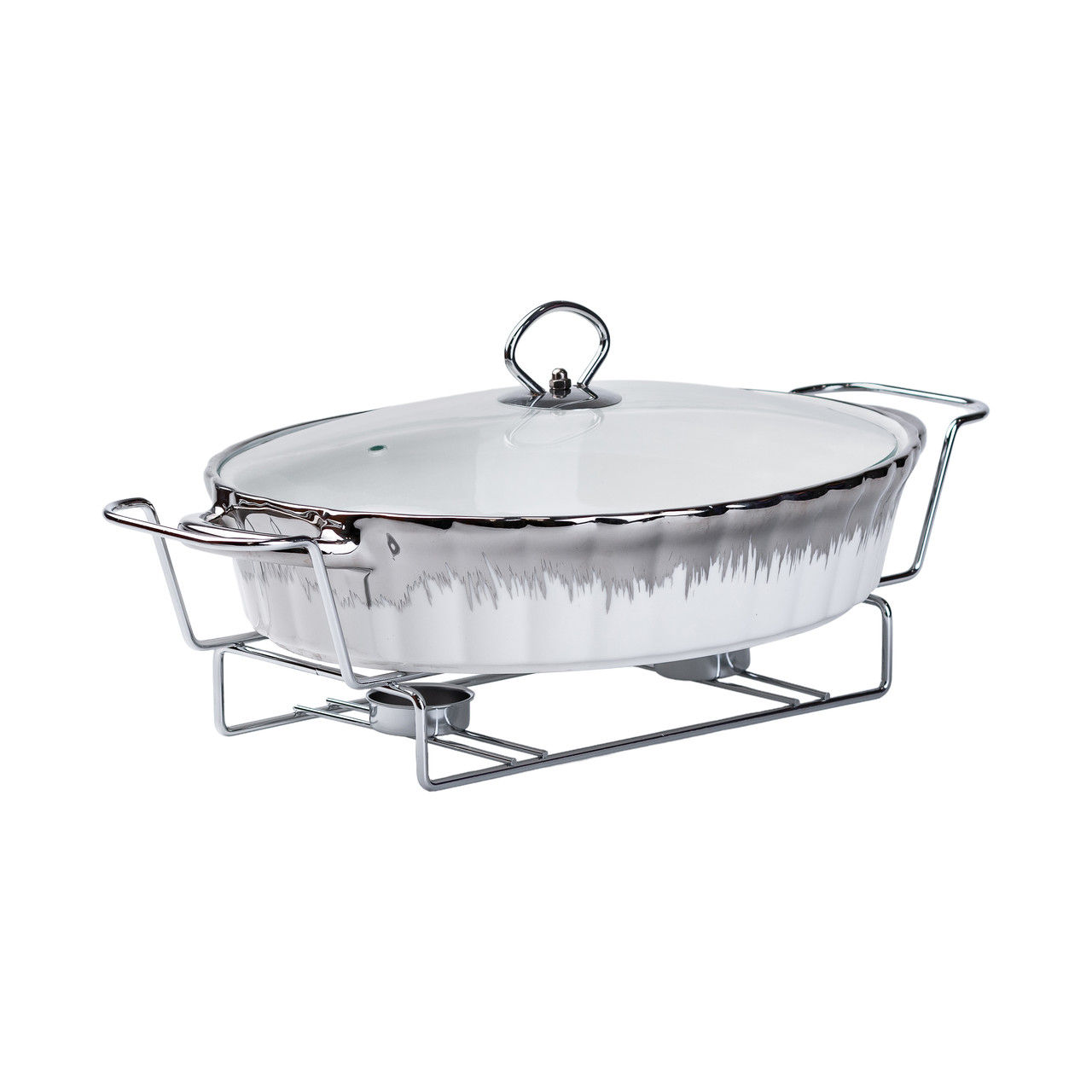 Мармітниця 2 л настільна овальна з кришкою HP1024