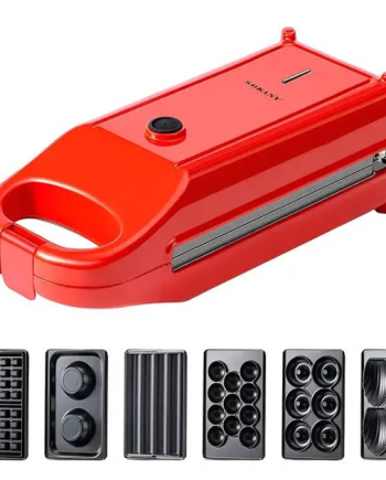 Мультипекар 6 в 1 Sokany SK-BBQ-836 700 Вт антипригарне покриття Червоний