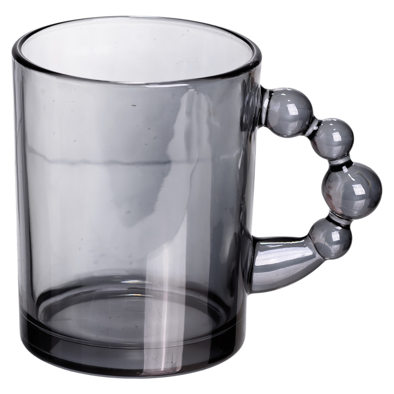 Набір чашок 6 шт для чаю та кави по 350 (мл) кружки скляні Сірий HP-19-ZD-3