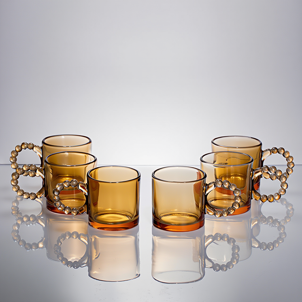 Набір для заварювання чаю зі скляним чайником та 6 чашок 64486-39