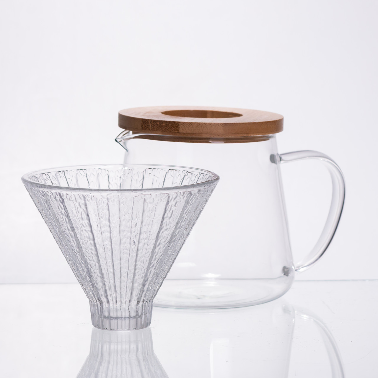 Набір заварювання для кави скляний заварник та пуровер 600 мл 64486-28