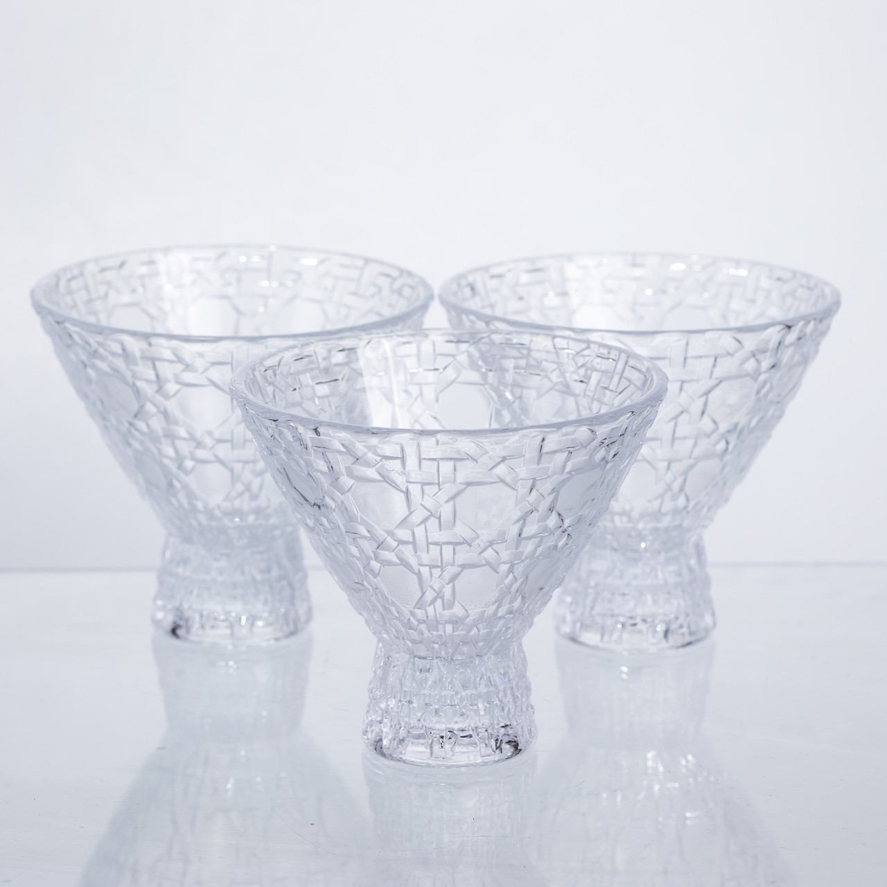 Набір креманок на ніжці 6 шт креманки скляні п 200 мл 64486-21