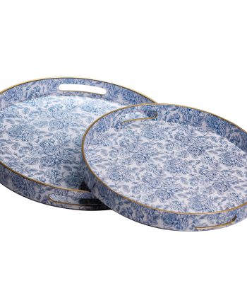 Набір круглих підносів для подачі їжі 2 (шт) Ø32.5 / 37 (см) HP-HK-17