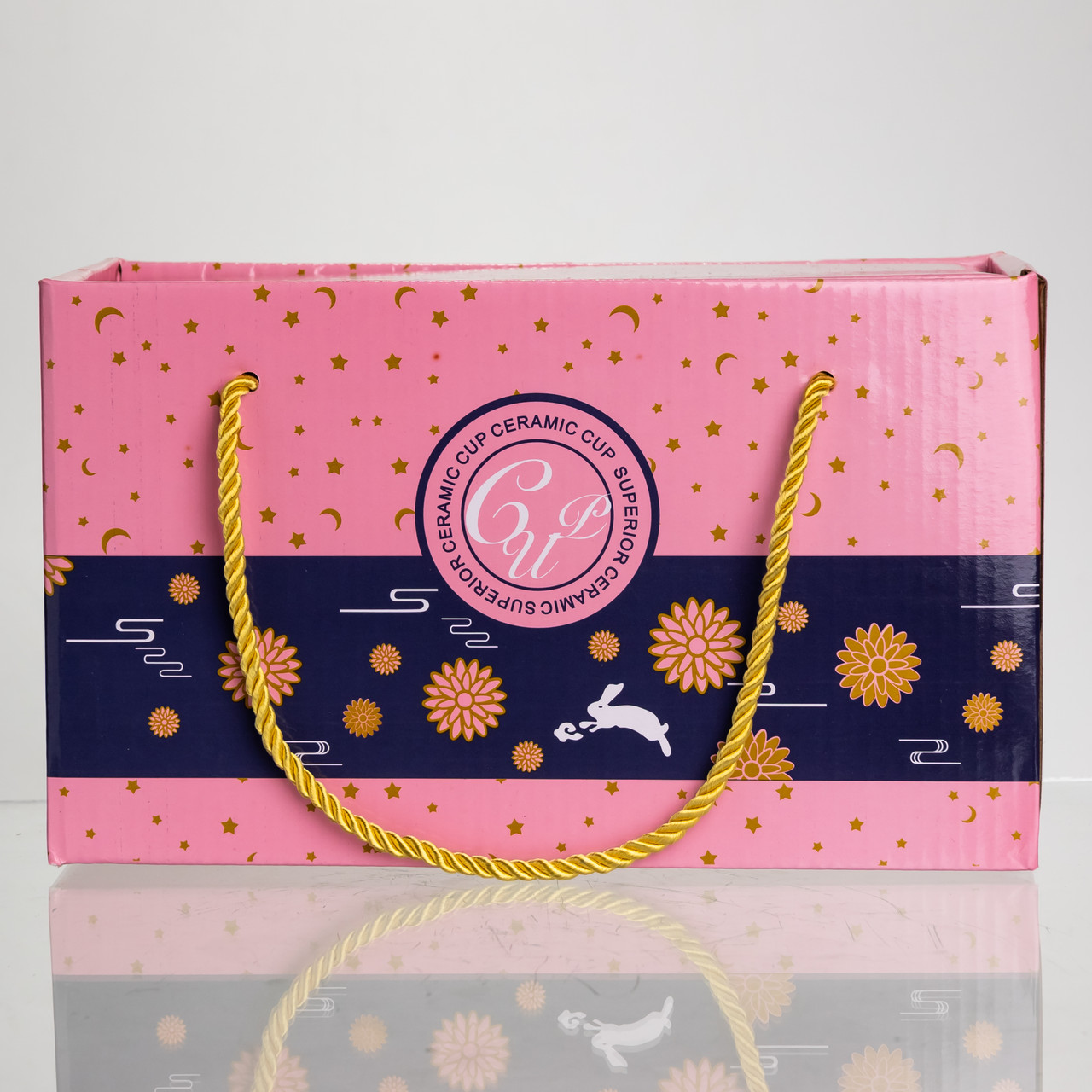 Набір парних порцелянових чашок Mr&Mis 2 (шт) по 400 (мл) чашки на подарунок з ложкою FM-28