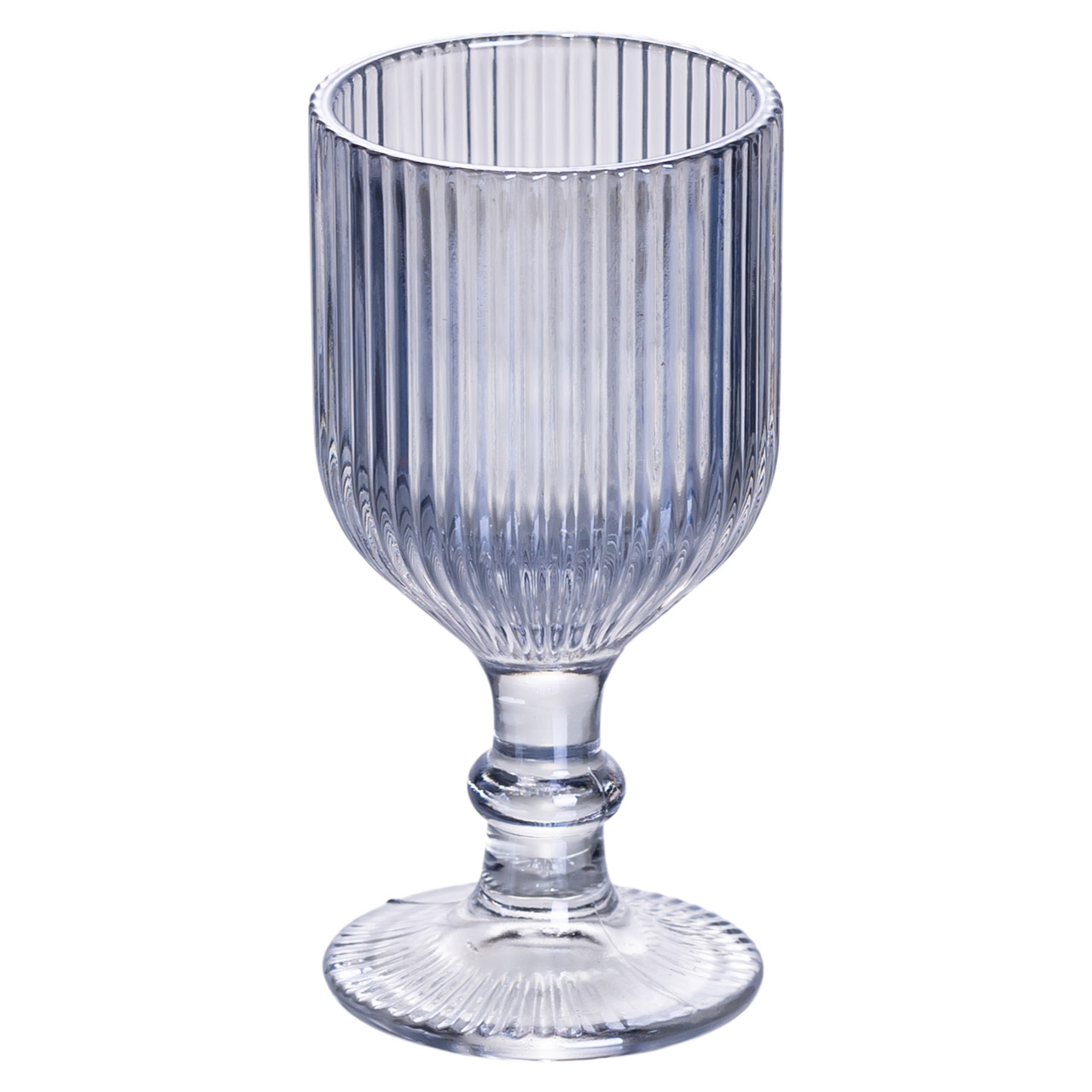 Набір чарок на ніжці 6 шт скляні чарки для горілки, лікерів 50 (мл) набір чарок подарункові Блакитний HP7111BL