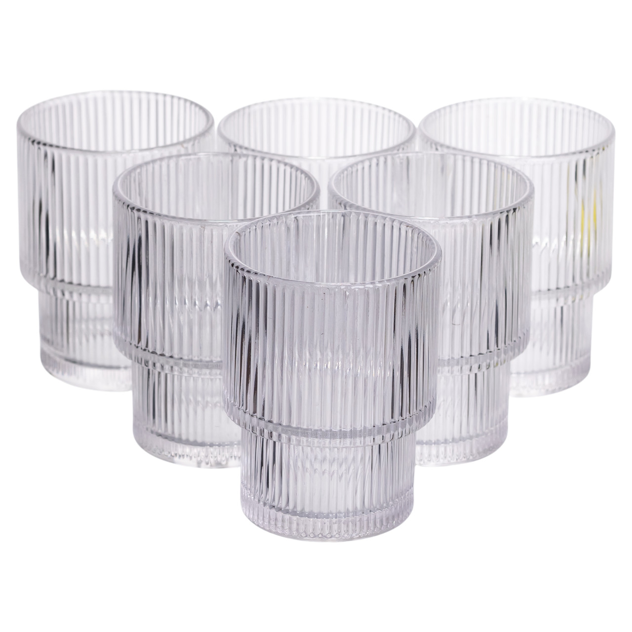 Набір скляних стаканів 6 (шт) 200 (мл) з товстого скла Yiwu HP-19-178-4