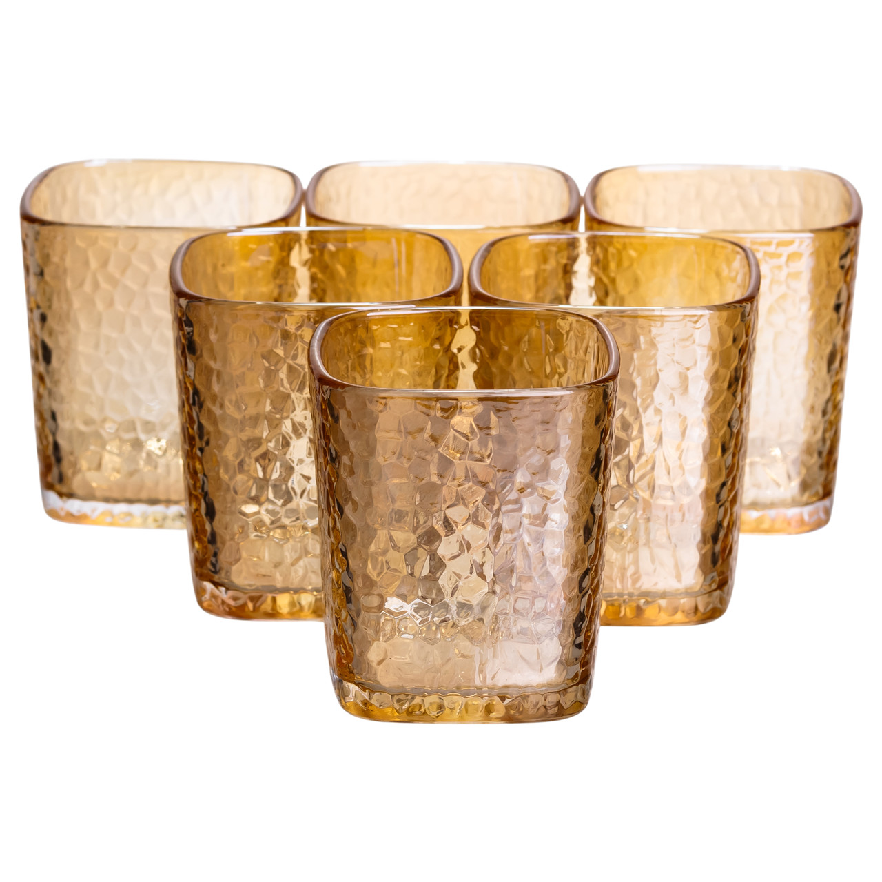 Набір склянок 6 (шт) 250 (мл) для лимонадів, соку, води, коктейлів Коричневий HP-19-AY-3