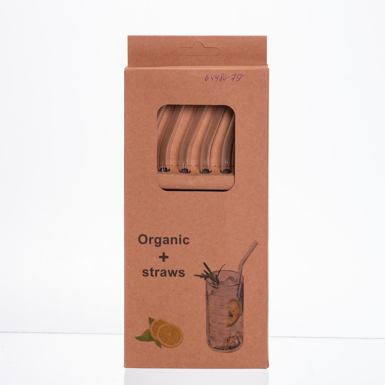 Набір скляних трубочок із щіточкою (5+1) 64486-79