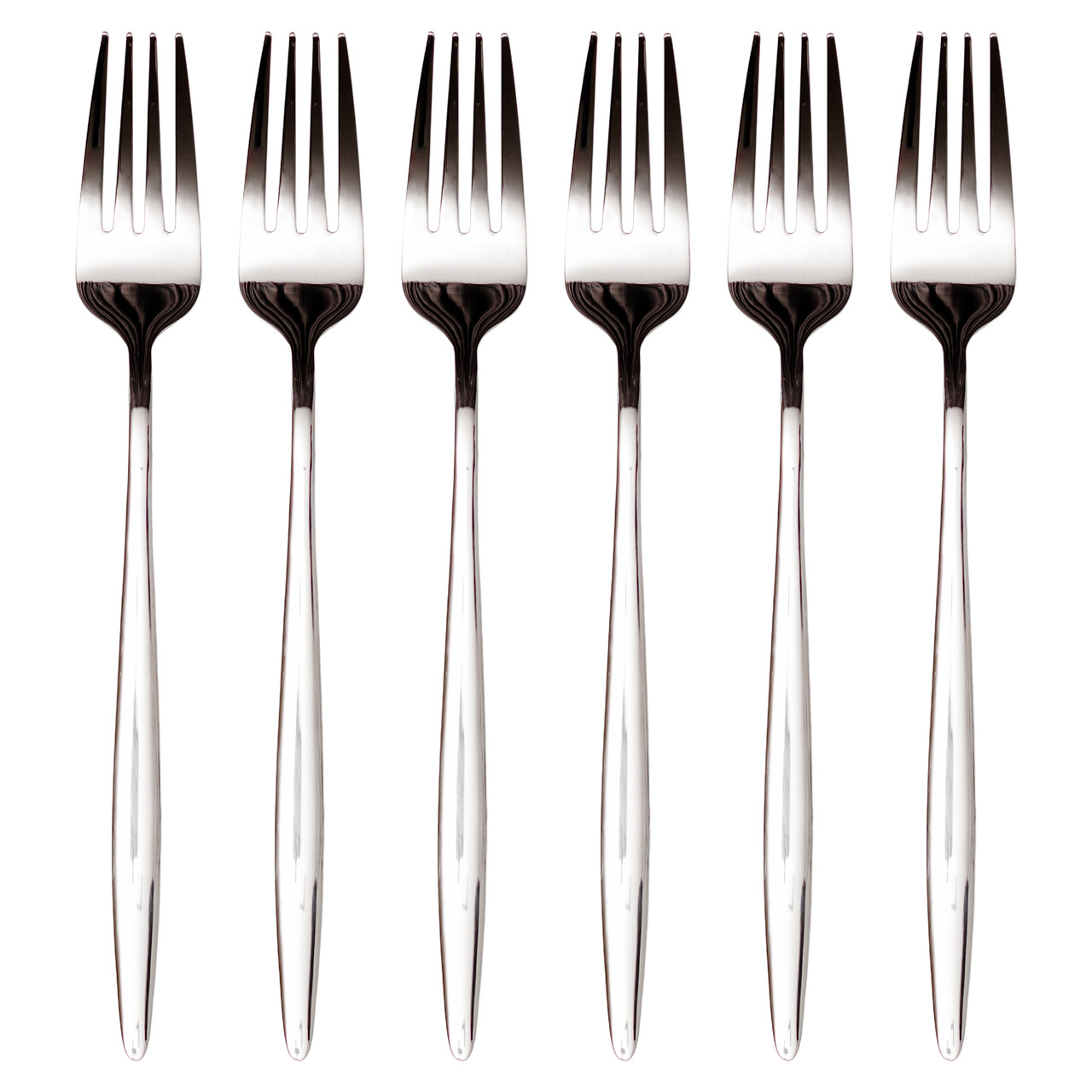 Набір столових виделок 6 штук виделки кухонні з нержавіючої сталі 21 (см) Срібло HP-8-28
