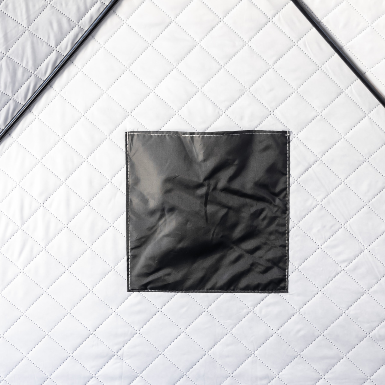 Намет зимовий утеплений "куб" (3-місний 210х210х210), Зимовий намет для рибалки туризму кемпінгу та подорожей Чорний LU-BD18B