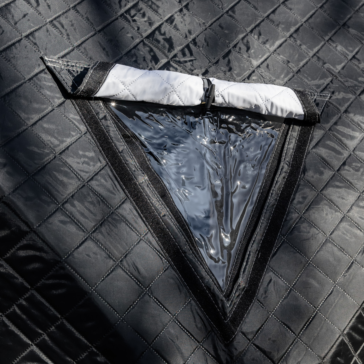 Намет зимовий утеплений "куб" (3-місний 210х210х210), Зимовий намет для рибалки туризму кемпінгу та подорожей Чорний LU-BD18B