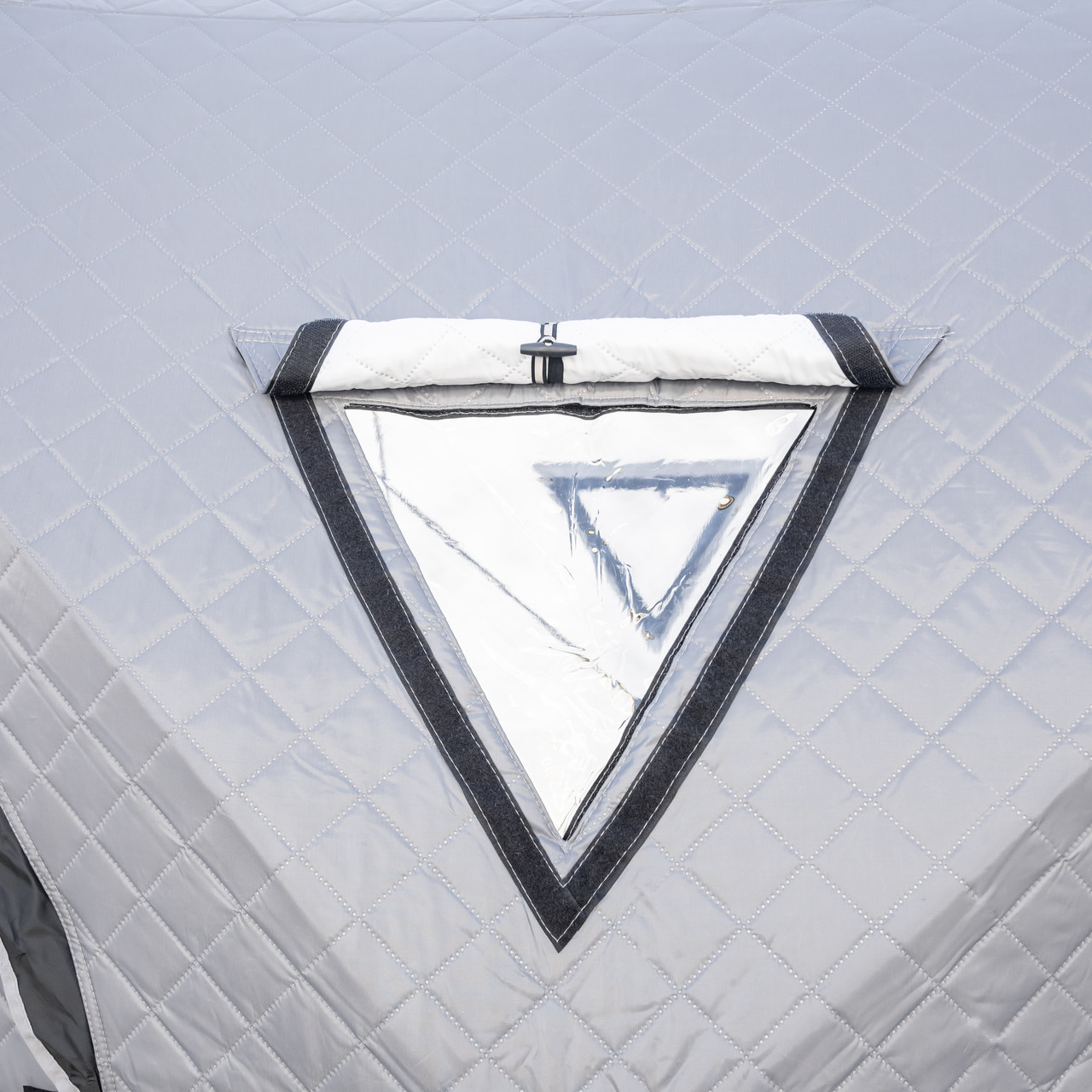 Намет зимовий утеплений "куб" (3-місний 210х210х210), Зимовий намет для рибалки туризму кемпінгу та подорожей Сірий LU-BD18G