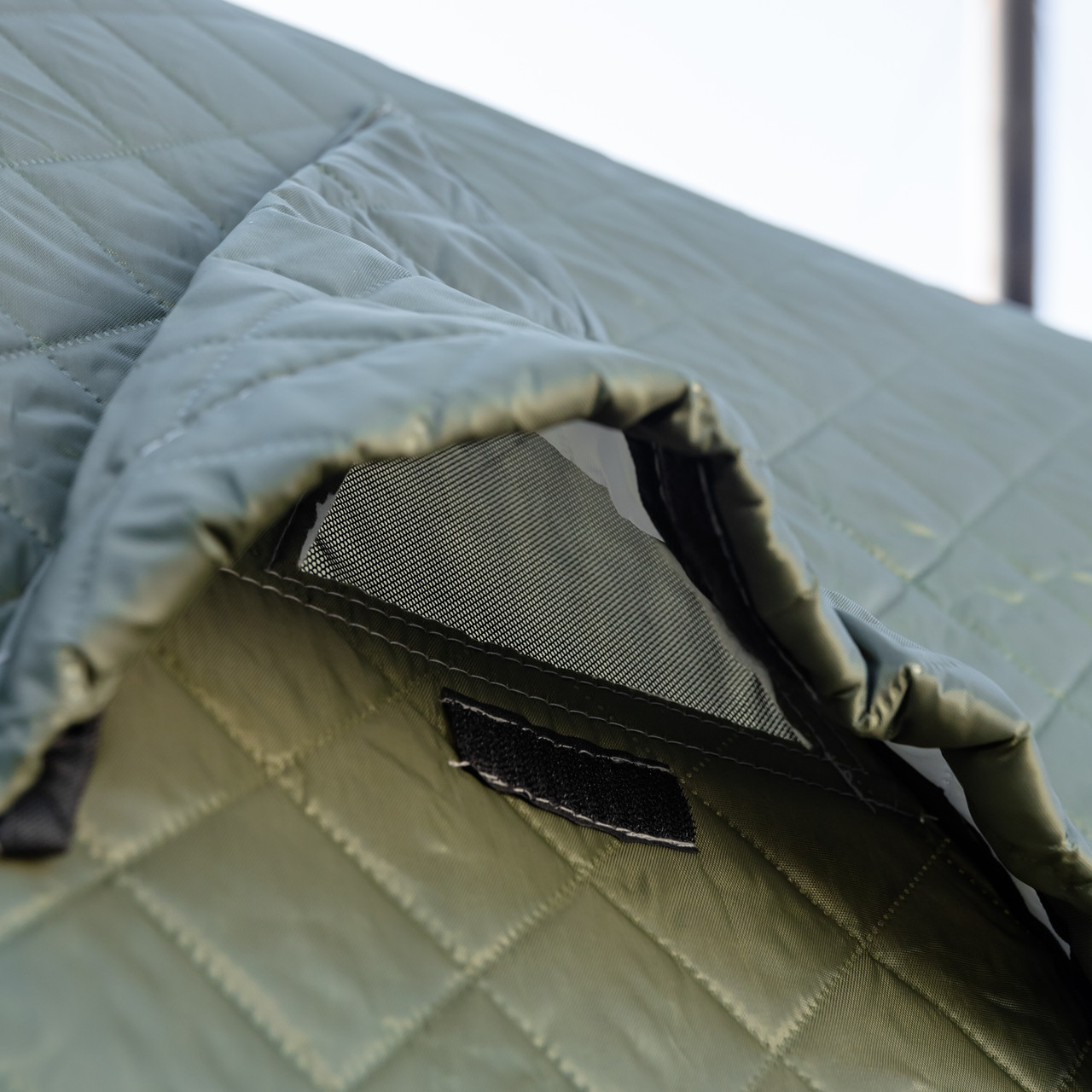 Намет зимовий утеплений "куб" 4-місний LUGI (210х210х210), Зимовий намет для рибалки туризму кемпінгу та подорожей Хакі LU-BD21