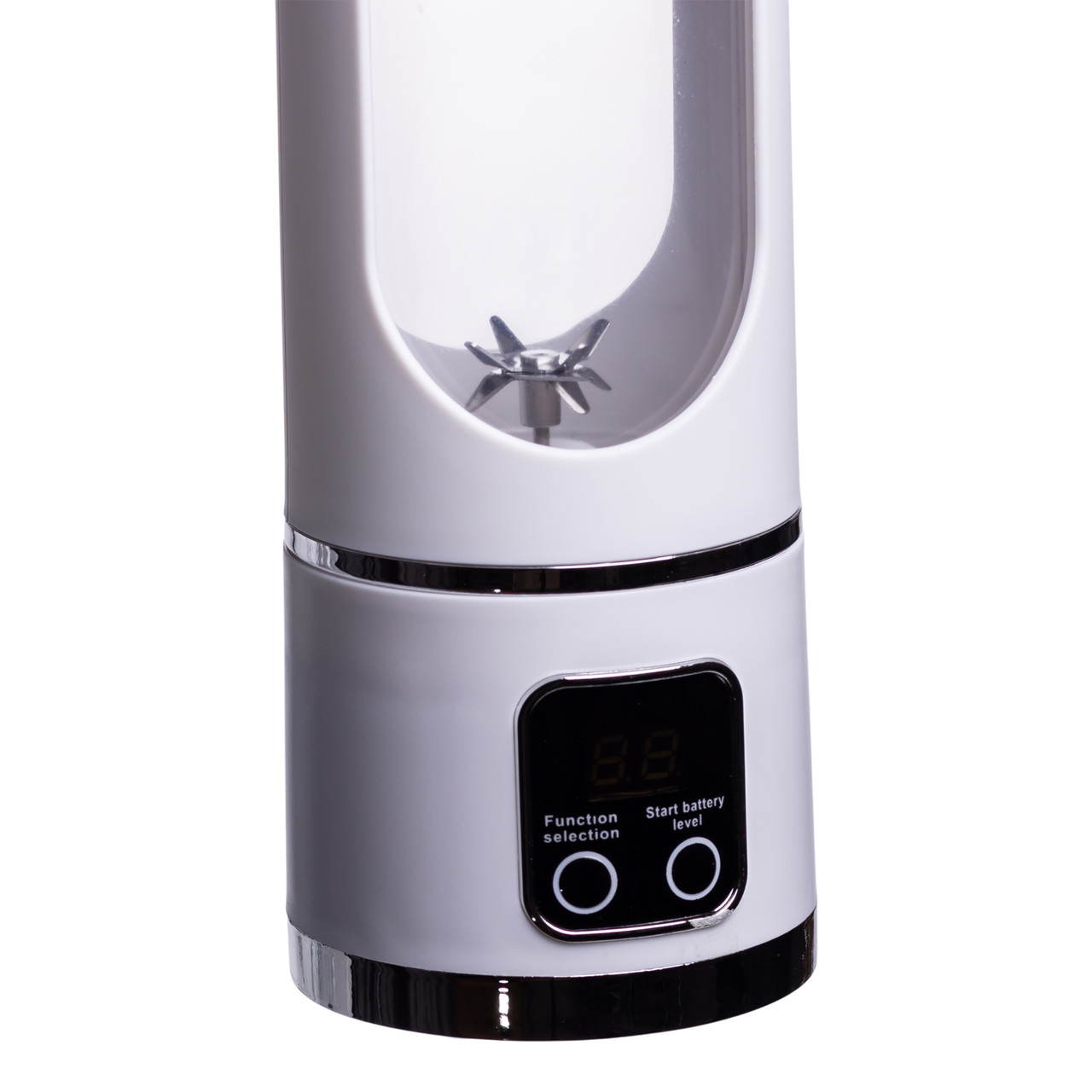 Портативний блендер для смузі на акумуляторі 450 мл 25 Вт USB Білий HP-11-10W