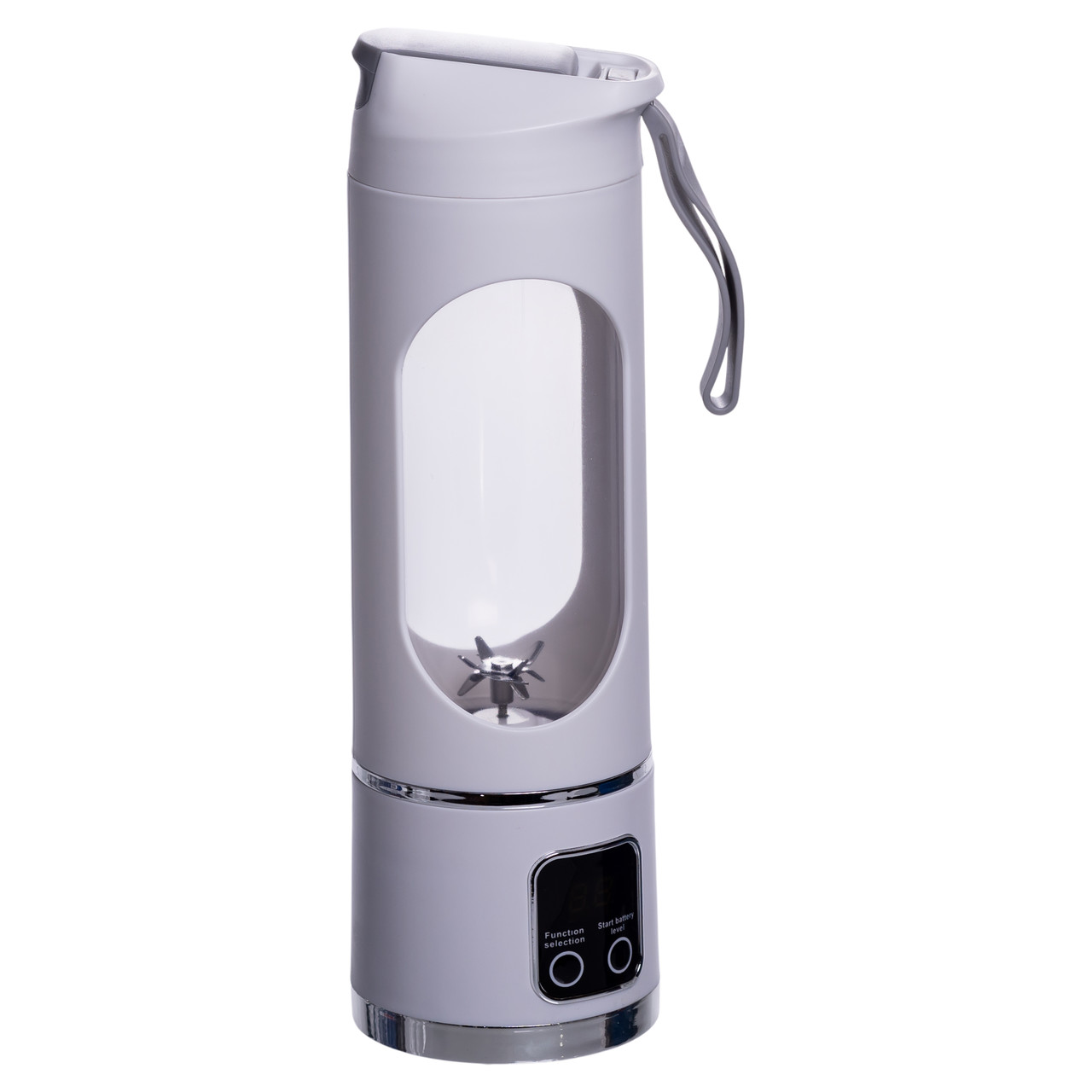 Портативний блендер для смузі на акумуляторі 450 мл 25 Вт USB Білий HP-11-10W