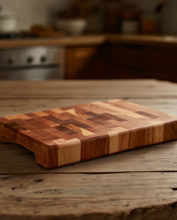 Обробна дошка з дуба 25*40 см Доміно, дерев’яна кухонна дошка для нарізання та сервірування страв C52W250400D