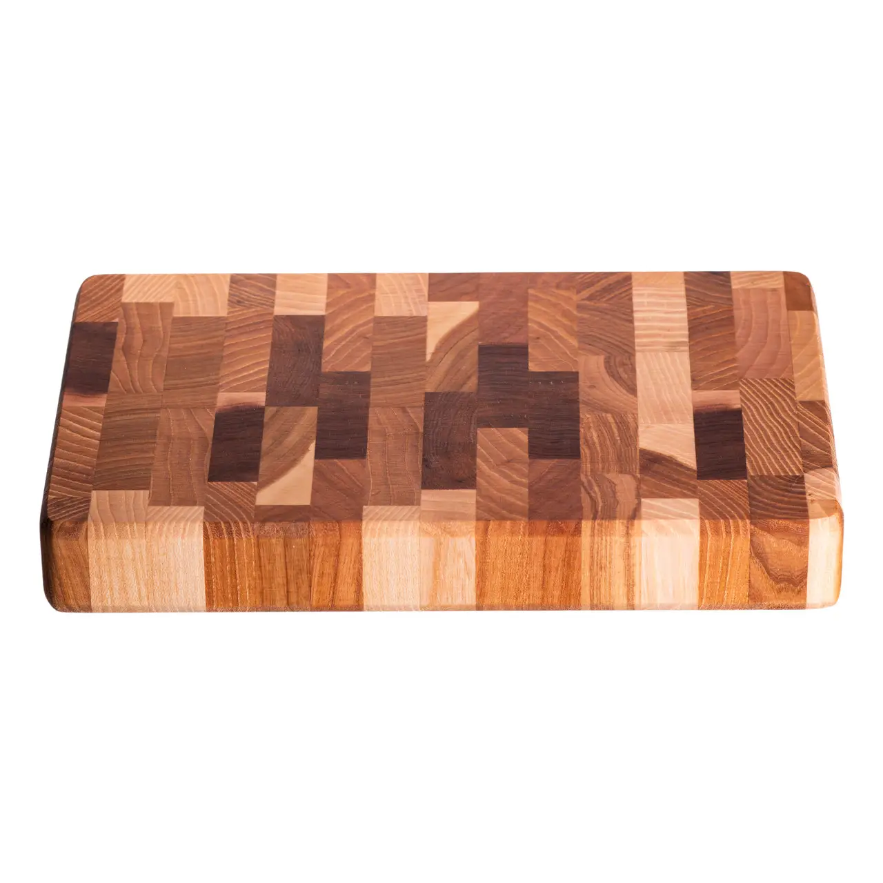 Обробна дошка з дуба 25*40 см Доміно, дерев’яна кухонна дошка для нарізання та сервірування страв C52W250400D