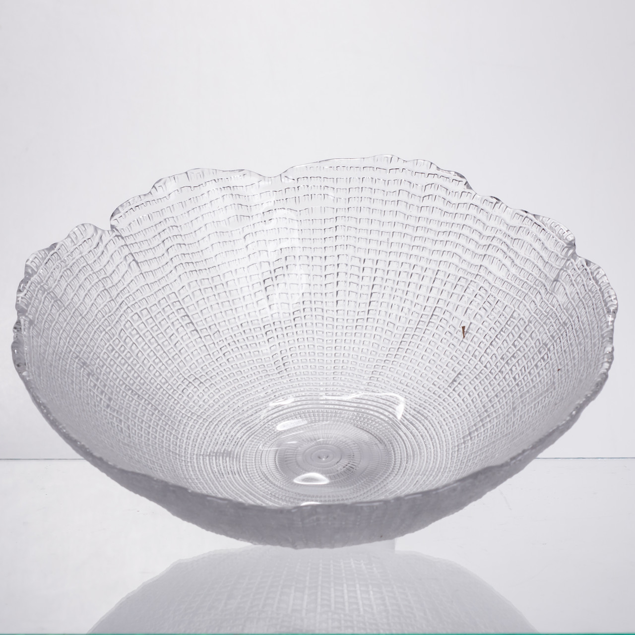 Салатниця велика скляна прозора 2 літри кругла 64486-48