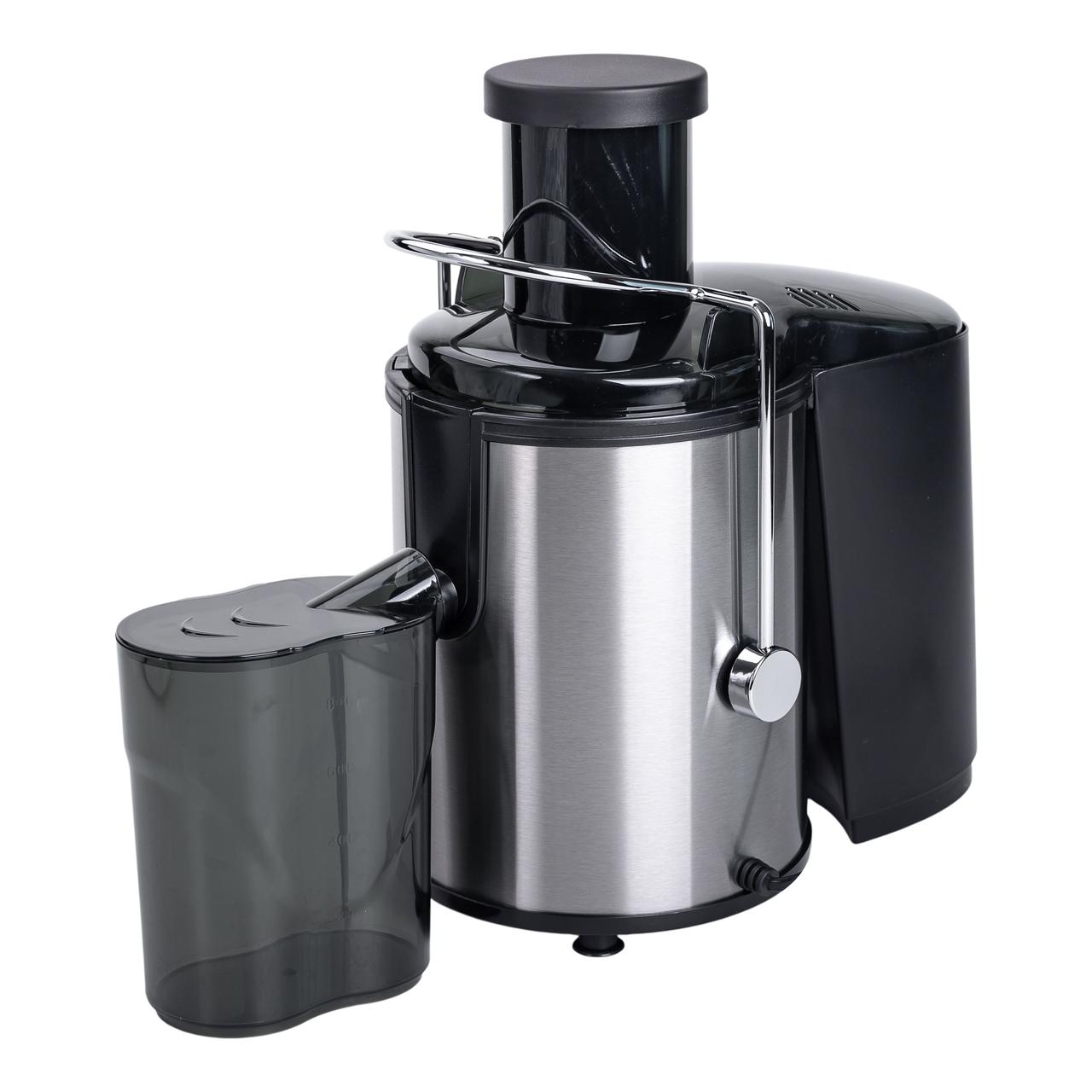 Соковижималка шнекова електрична з чашею Sokany SK-4000 800 Вт Чорна