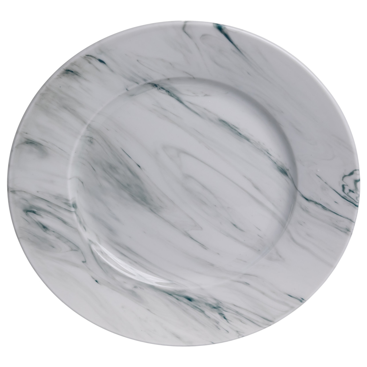 Столовий набір посуду тарілок і чашок 16 предметів на 4 персони Marmor порцеляновий, обідній столовий сервіз тарілок MD-16-2G