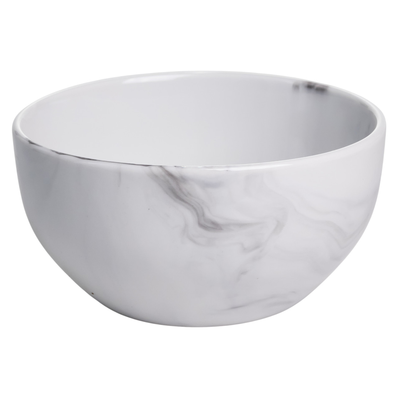 Столовий набір посуду тарілок і чашок 24 предметів на 6 персон Marmor порцеляновий MD-24-2G