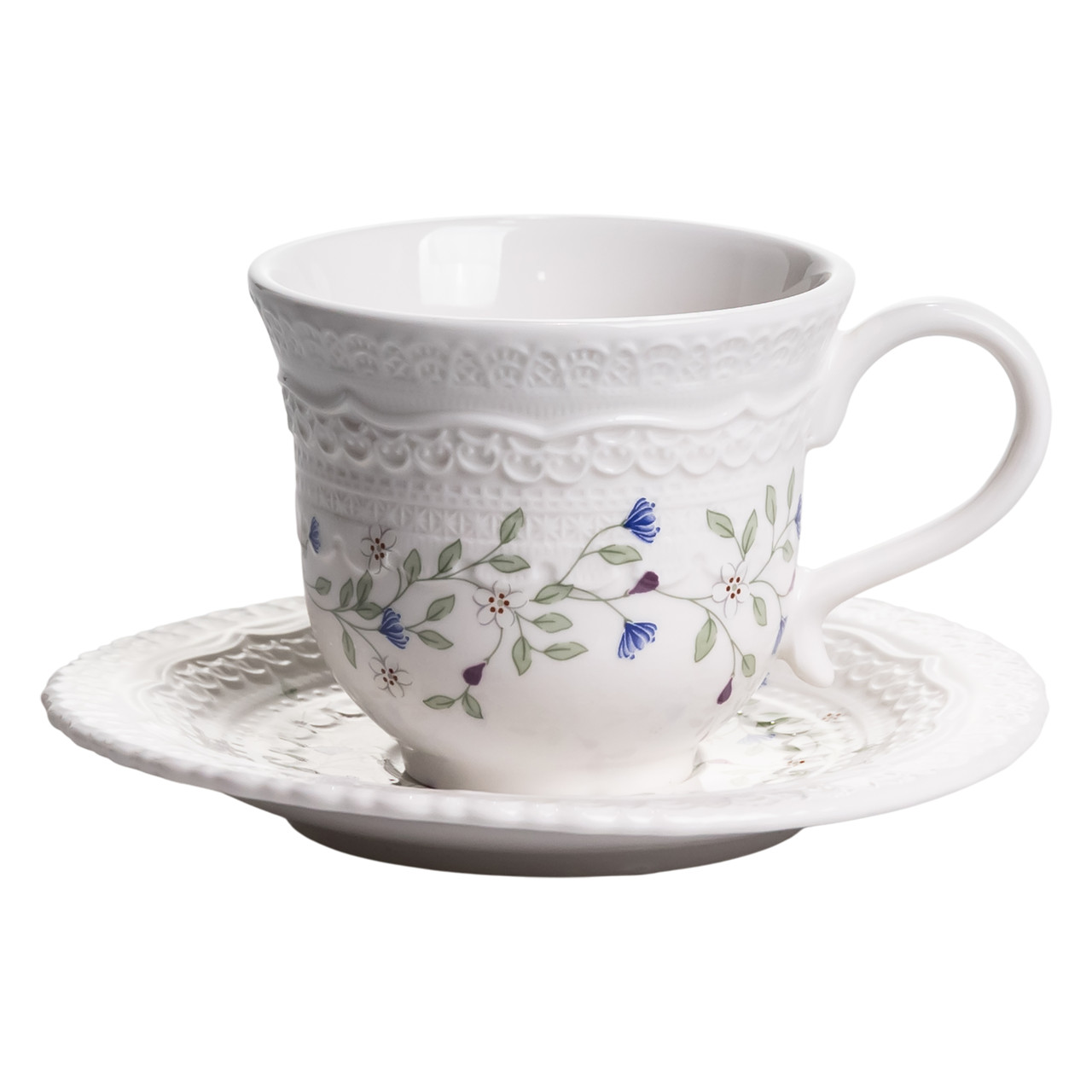 Столовий набір посуду тарілок і чашок 32 предмети на 6 персон Sophie порцеляновий, обідній столовий сервіз тарілок YY78-5A