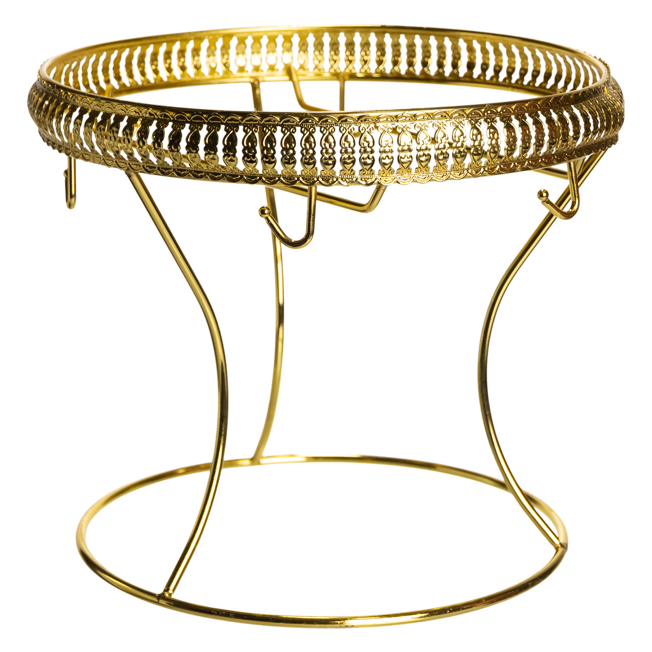 Суповий сервіз на 6 персон супниця 2 (л) на підставці з бульйонницями 400 (мл) тарілки для супу Білий із золотом FM-A23-2