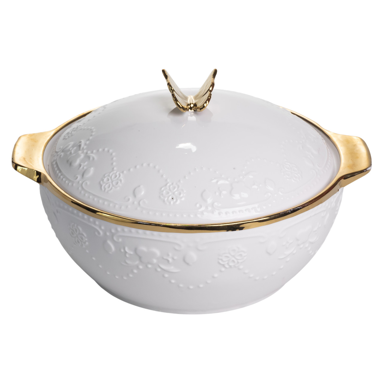 Суповий сервіз на 6 осіб супниця 3 (л) з бульйонницями 300 (мл) тарілки для супу SPW-16