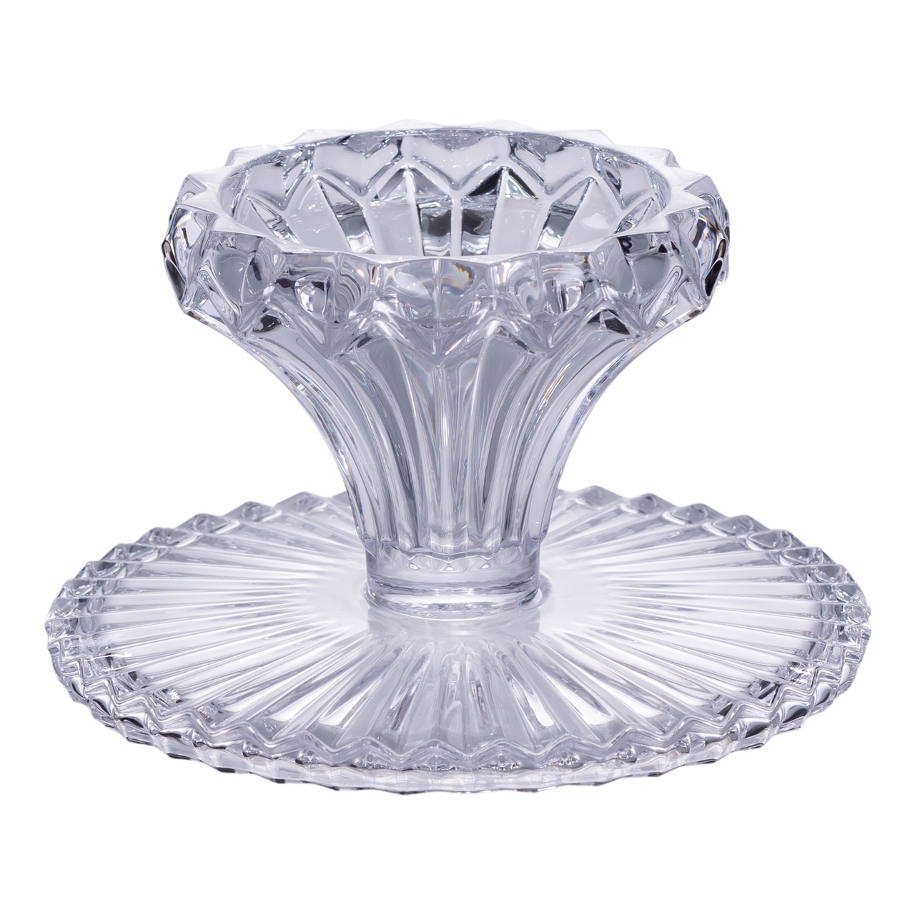 Тортівниця на ніжці Ø26 см скляна підставка для торта, капкейків, тістечок HP-19-138S