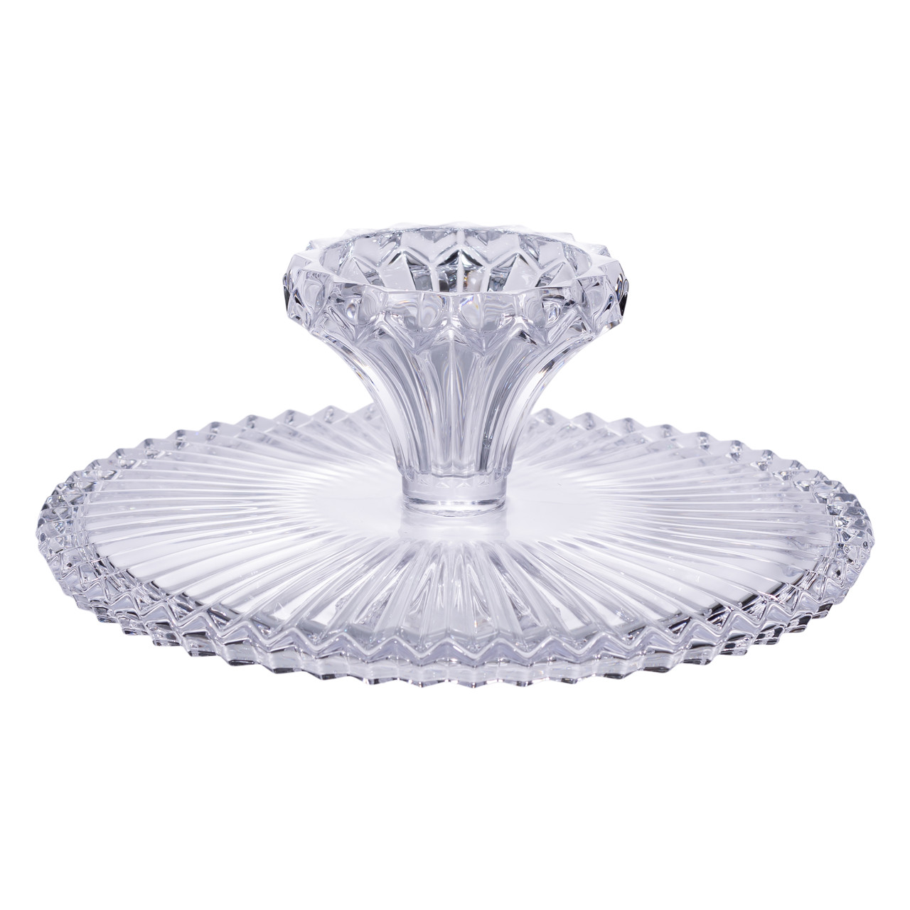 Тортівниця на ніжці Ø32 см скляна підставка для торта, капкейків, тістечок HP-19-138L