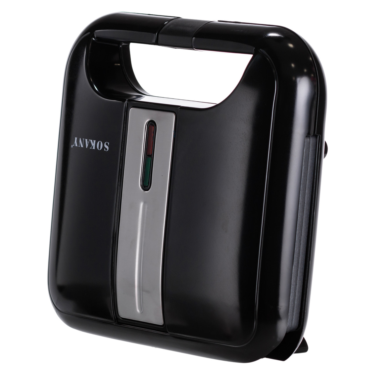 Вафельниця з антипригарним покриттям, швидким нагріванням і квадратною формою вафель 750 Вт Sokany SK-08070