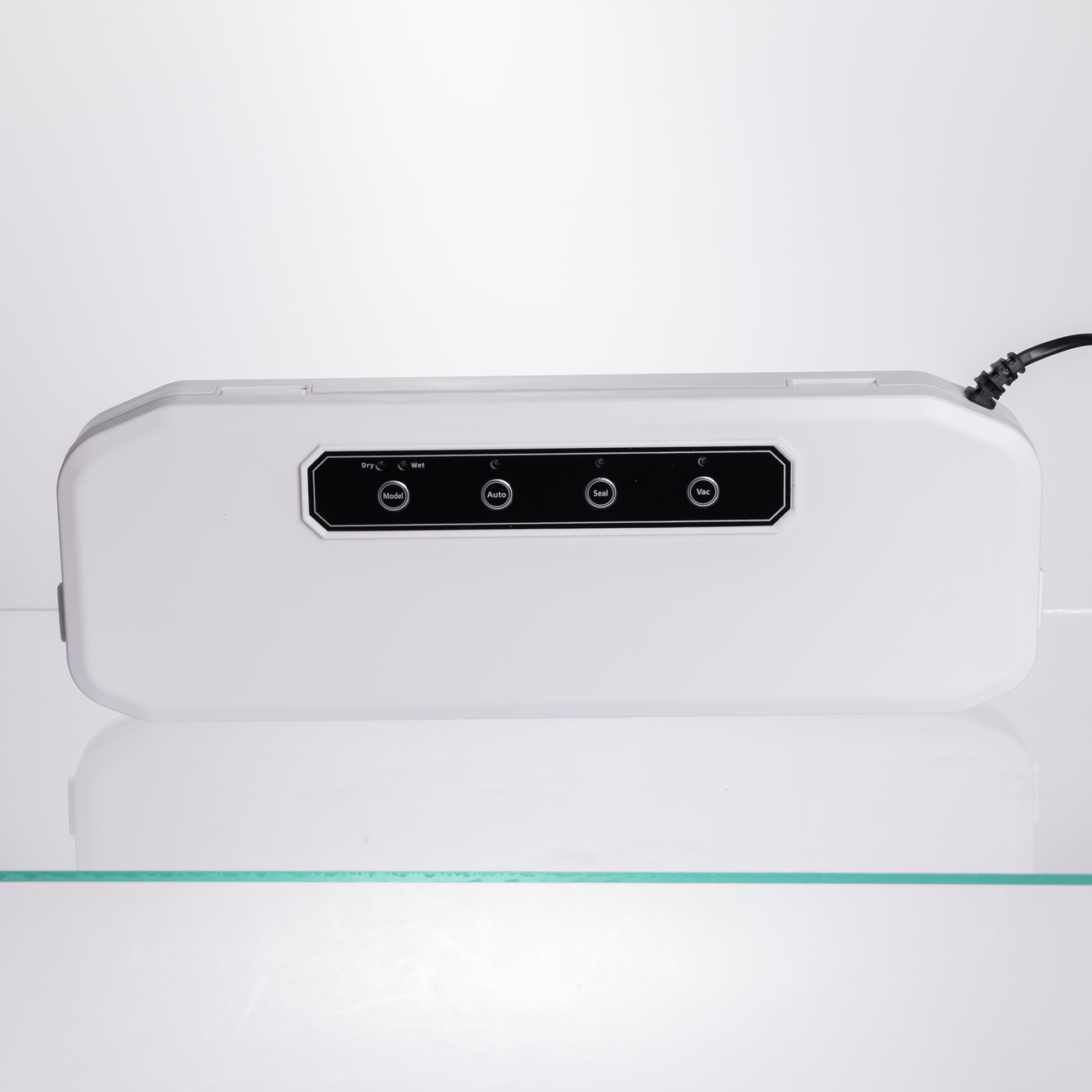Вакууматор побутовий для сухих та вологих продуктів 400 Вт вакуумний пакувальник 4 режими роботи + 10 пакетів Білий HP-11-17W