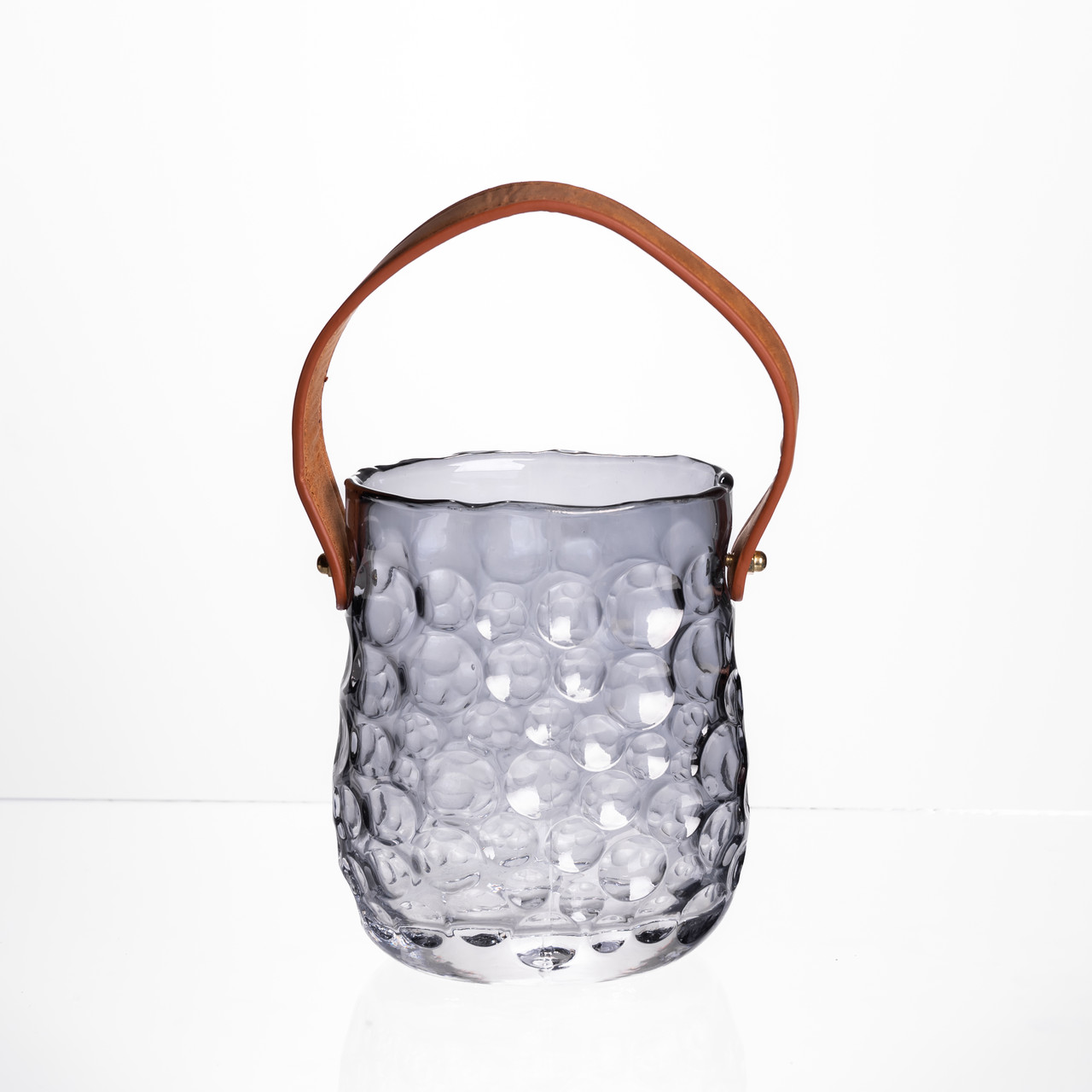 Ваза сумочка з ручкою 11,5×7,5×15 см 800 мл Сірий HP-19-153-2