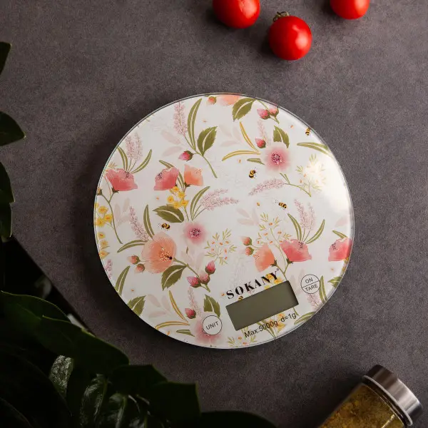 Весы кухонные до 5 кг електронні на батарейках SK-19023ML