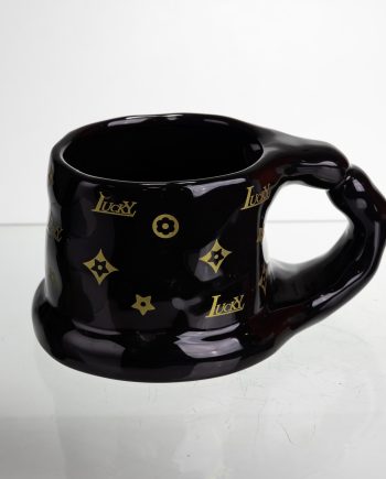 Чашка порцелянова 500 (мл) оригінальна кружка на подарунок чашка для чаю та кави Чорний FM-11B