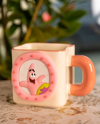 Порцелянова чашка "Патрік " з магнітним декором 500 мл, Кружка дитяча чашка із порцеляни на подарунок FM-12P