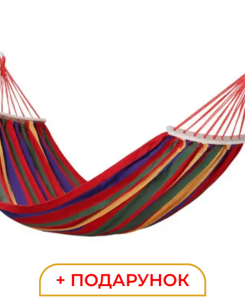 Гамак туристичний підвісний тканинний 174х80 см з планкою Червоний SJ-0010-2R