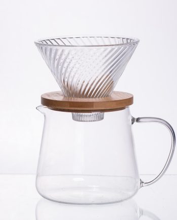 Набір для кави скляний заварник та пуровер 600 мл 64486-29