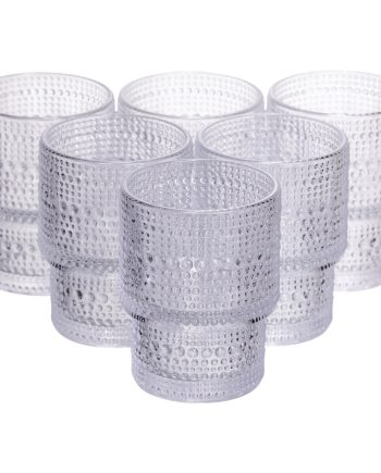 Набір скляних склянок 6 (шт) 200 (мл) для лимонадів, соку, води, коктейлів склянки з товстого скла HP-19-178-1