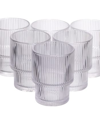 Набір скляних стаканів 6 (шт) 200 (мл) з товстого скла Yiwu HP-19-178-4