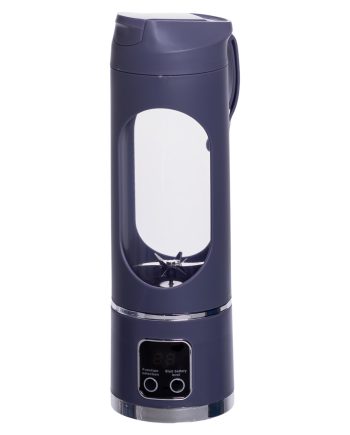 Портативний блендер для смузі на акумуляторі 450 мл блендер пляшка 25 Вт USB Сірий HP-11-10G