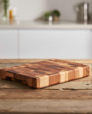 Обробна дошка з дуба 20*30 см Доміно, дерев’яна кухонна дошка для нарізання та сервірування страв C50W200300D